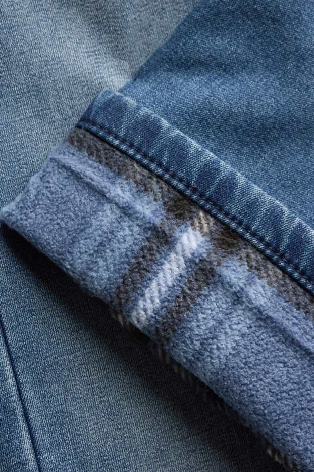 Children Boys - Straight jeans - thermal jeans - blue denim