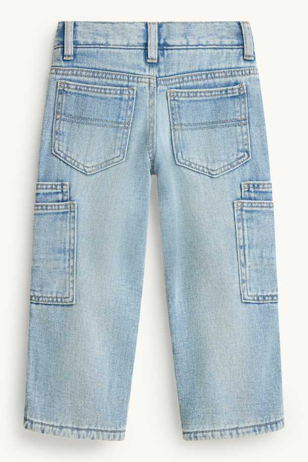 Children Boys - Relaxed jeans - thermal jeans - blue denim