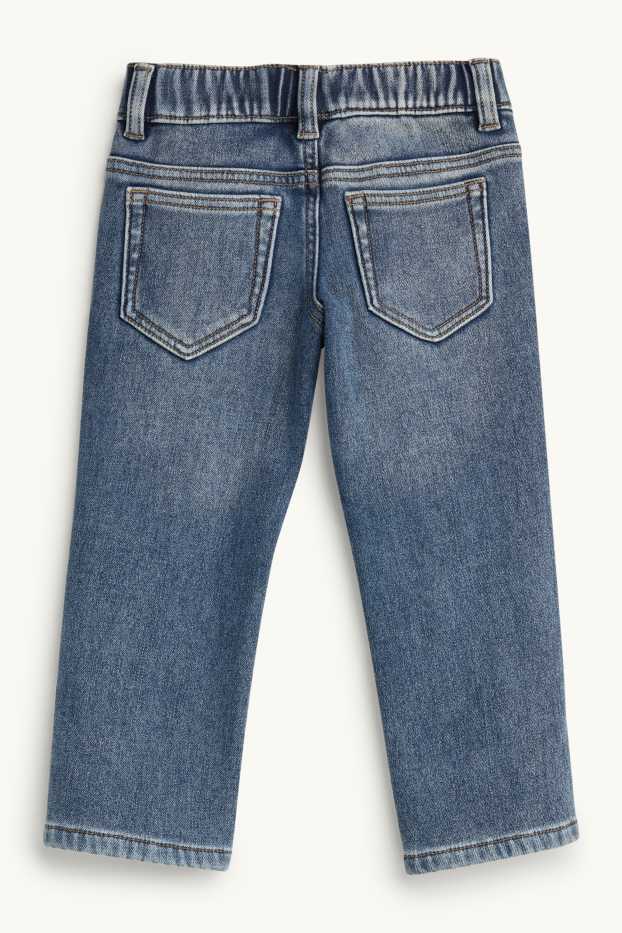 Children Boys - Straight jeans - thermal jeans - blue denim