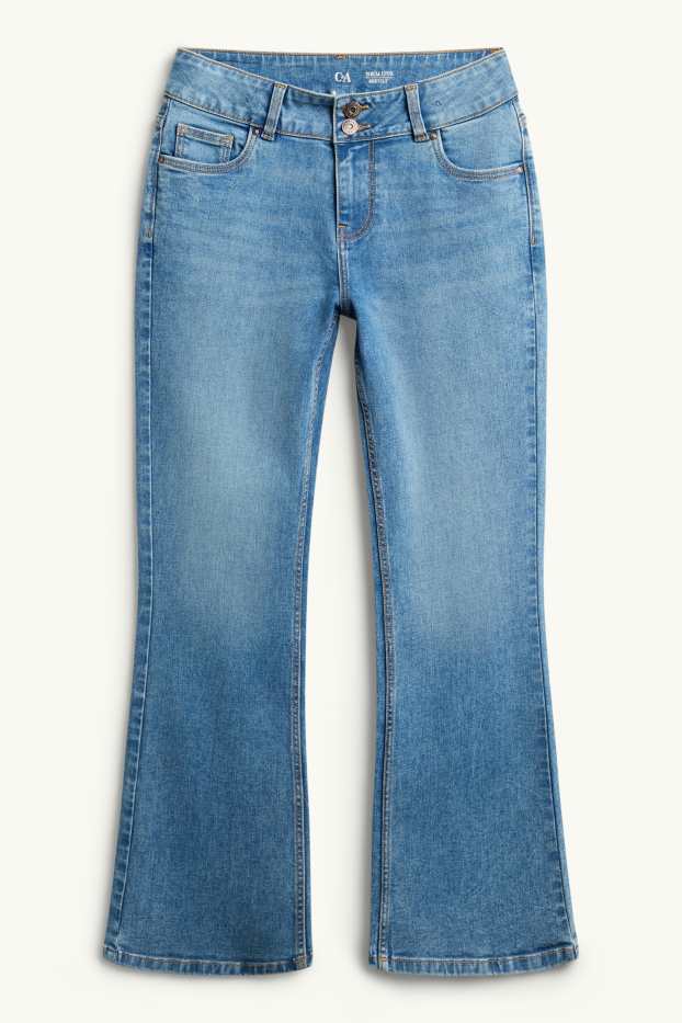 Children Girls - Bootcut jeans - LYCRA ® - blue denim