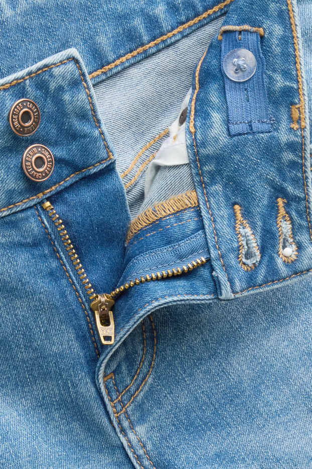 Children Girls - Bootcut jeans - LYCRA ® - blue denim