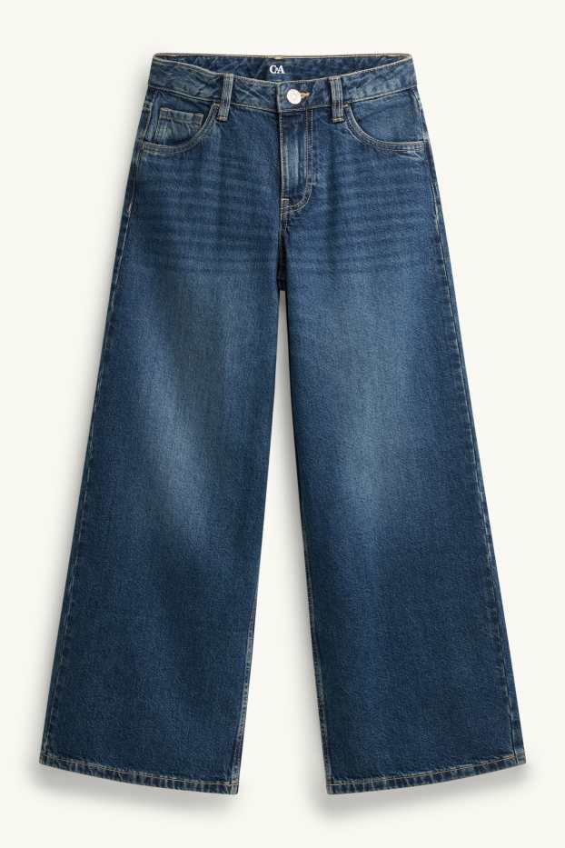 Children Girls - Baggy jeans - blue denim
