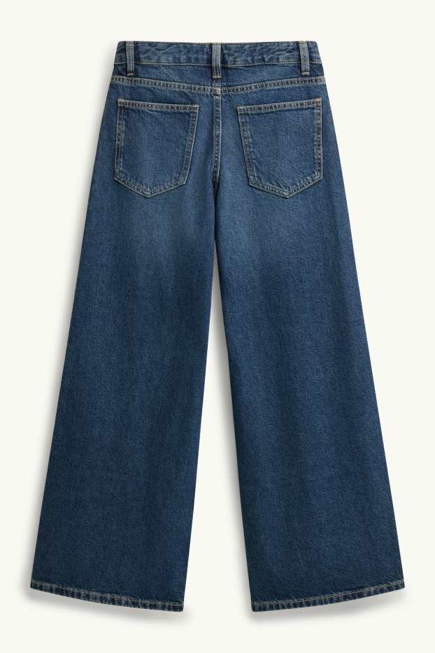 Children Girls - Baggy jeans - blue denim