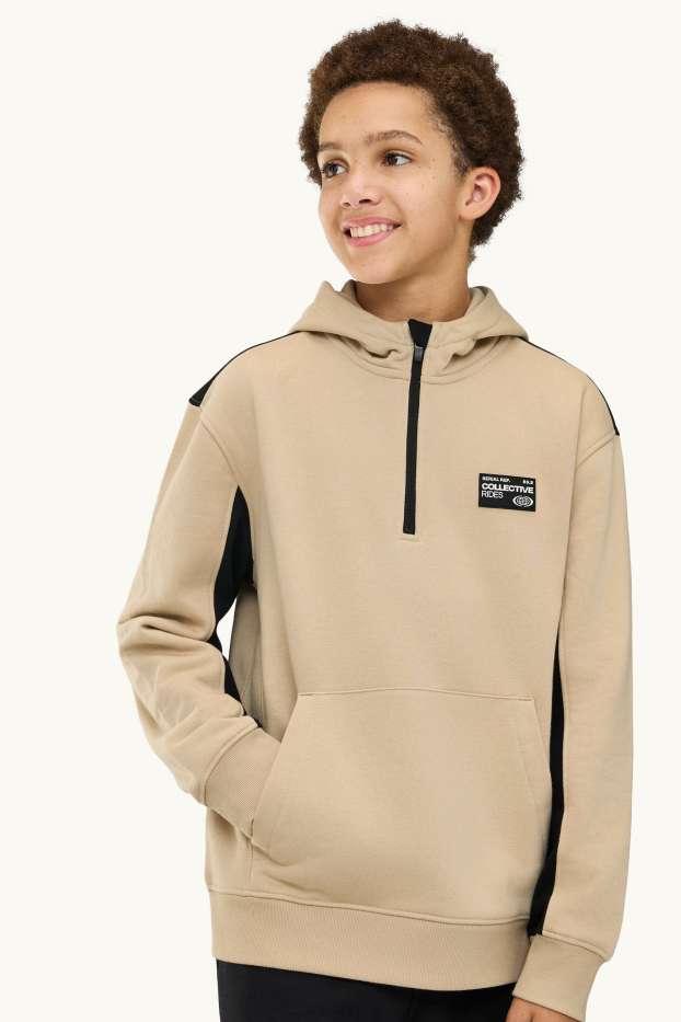 Children Boys - Hoodie - beige