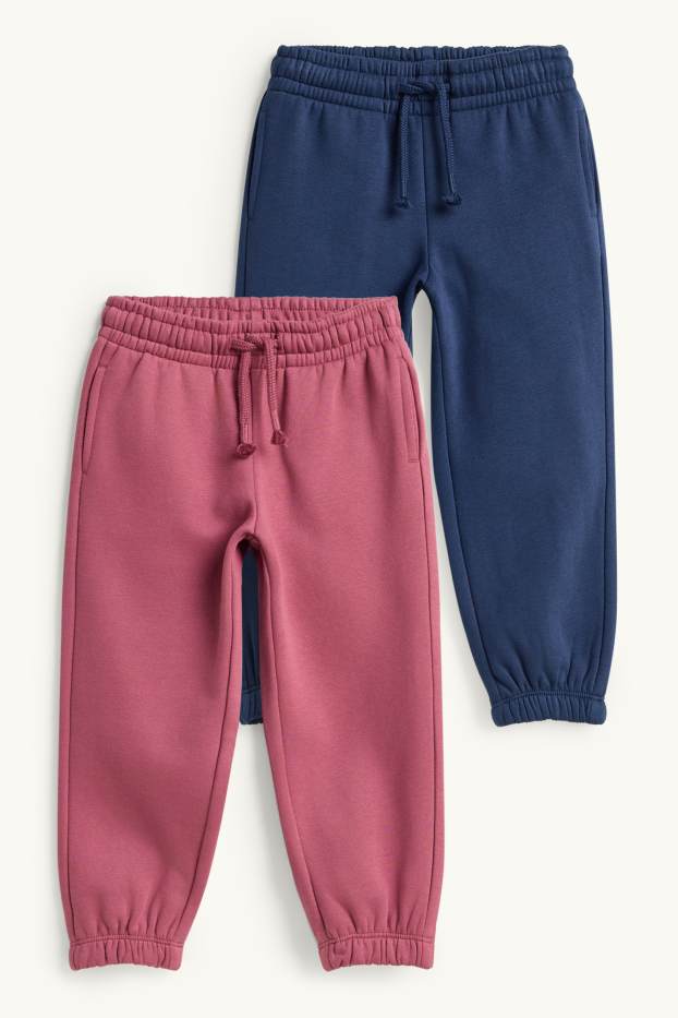 Children Girls - Multipack of 2 - joggers - blue / pink