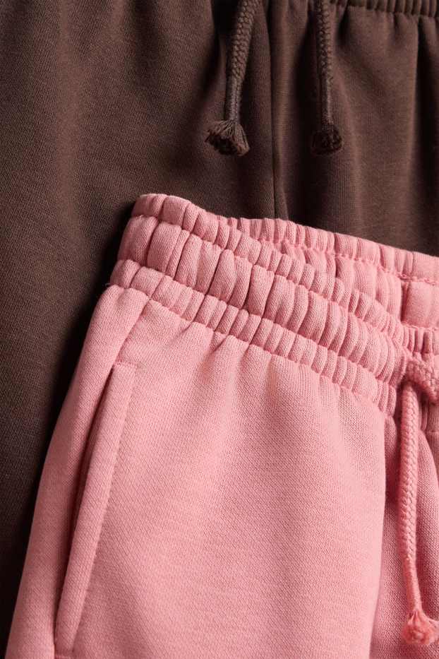 Children Girls - Multipack of 2 - joggers - pale pink