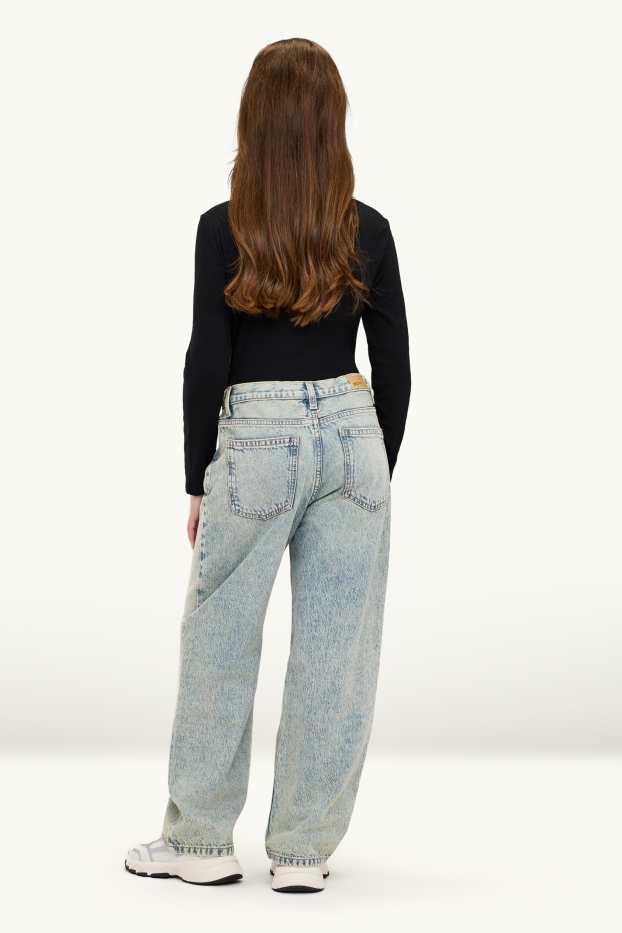 Children Girls - Baggy jeans - denim-light blue