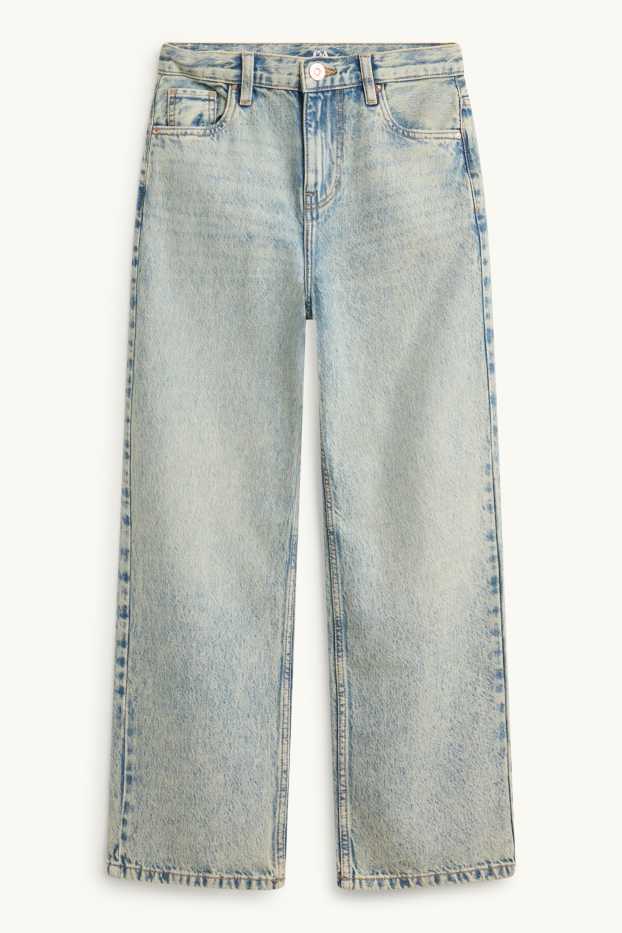 Children Girls - Baggy jeans - denim-light blue