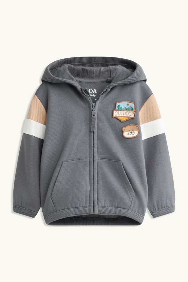 Baby Boys - Otter - baby outfit - 2 piece - gray / beige