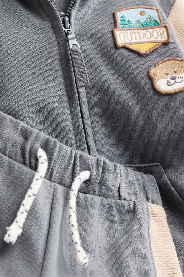 Baby Boys - Otter - baby outfit - 2 piece - gray / beige