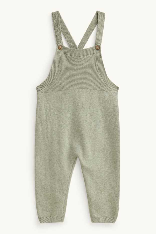 Baby Boys - Newborn outfit - 2 piece - white / green