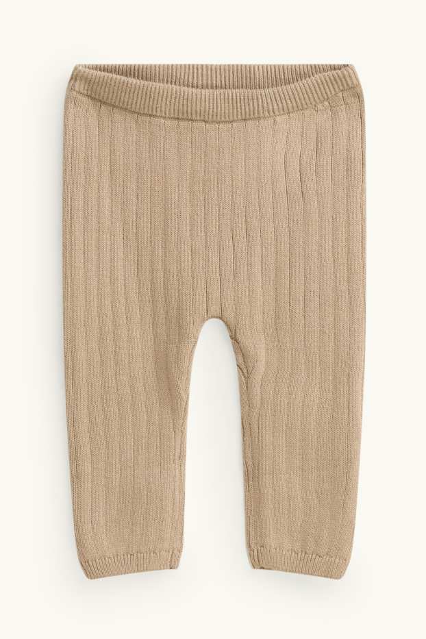 Baby Boys - Teddy bear - newborn outfit - 2-piece - beige / beige