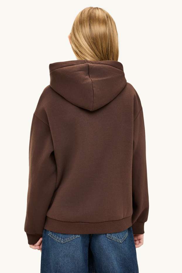 Children Girls - K-Pop - hoodie - brown