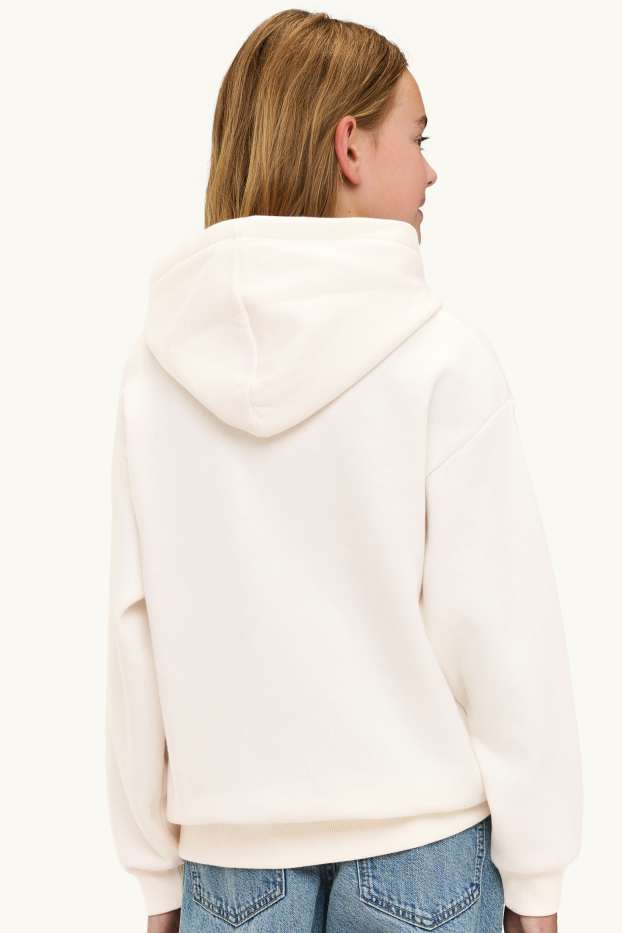 Children Girls - Portland - hoodie - brown / cremewhite