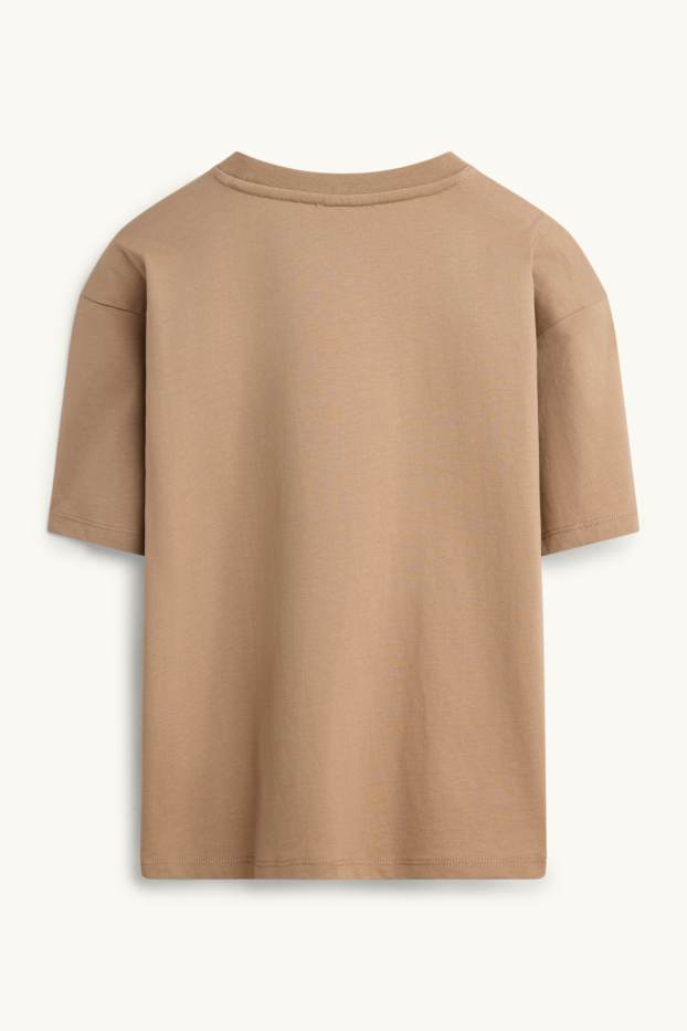 Children Girls - Star - T-shirt - beige