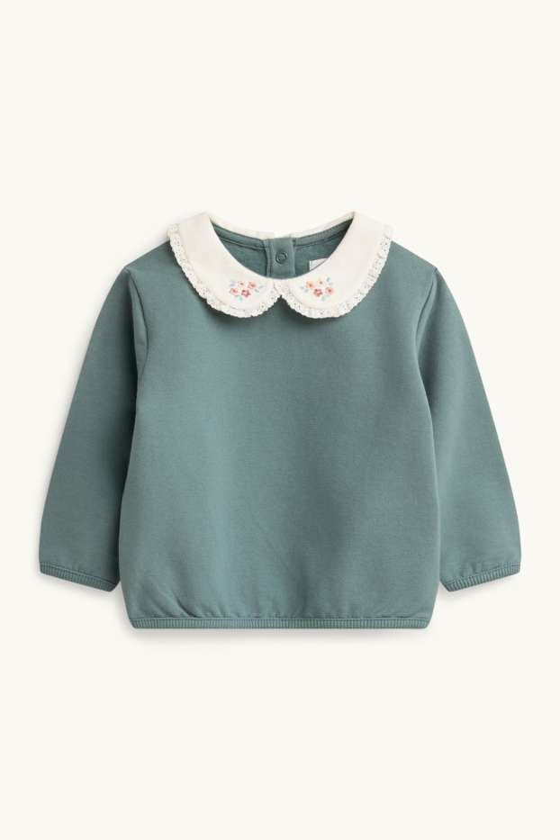 Baby Girls - Baby outfit - 3 piece - dark green / cremewhite