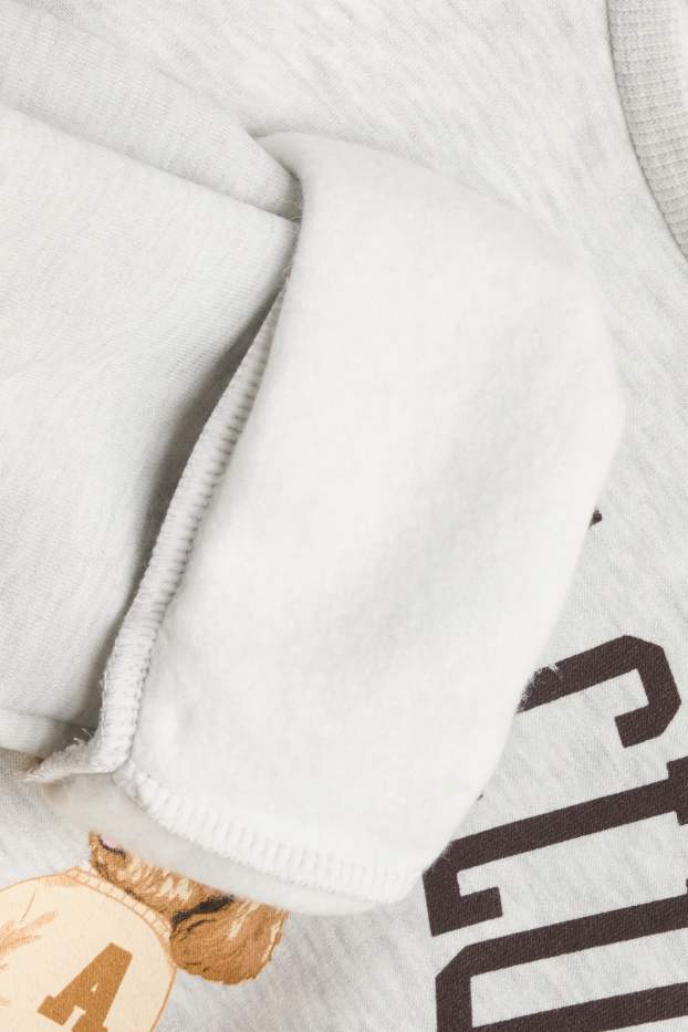 Children Girls - Dog - sweatshirt - light gray-melange