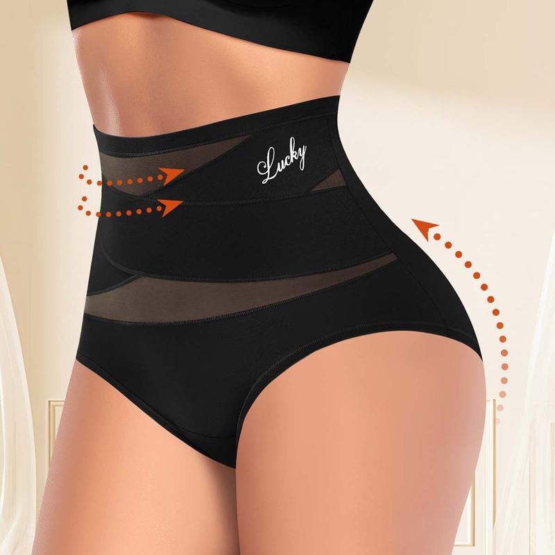 🌸Last Day-Buy 1 Get 4 Packs✨Plus-Size High-Waist Cross Tummy Control Panties