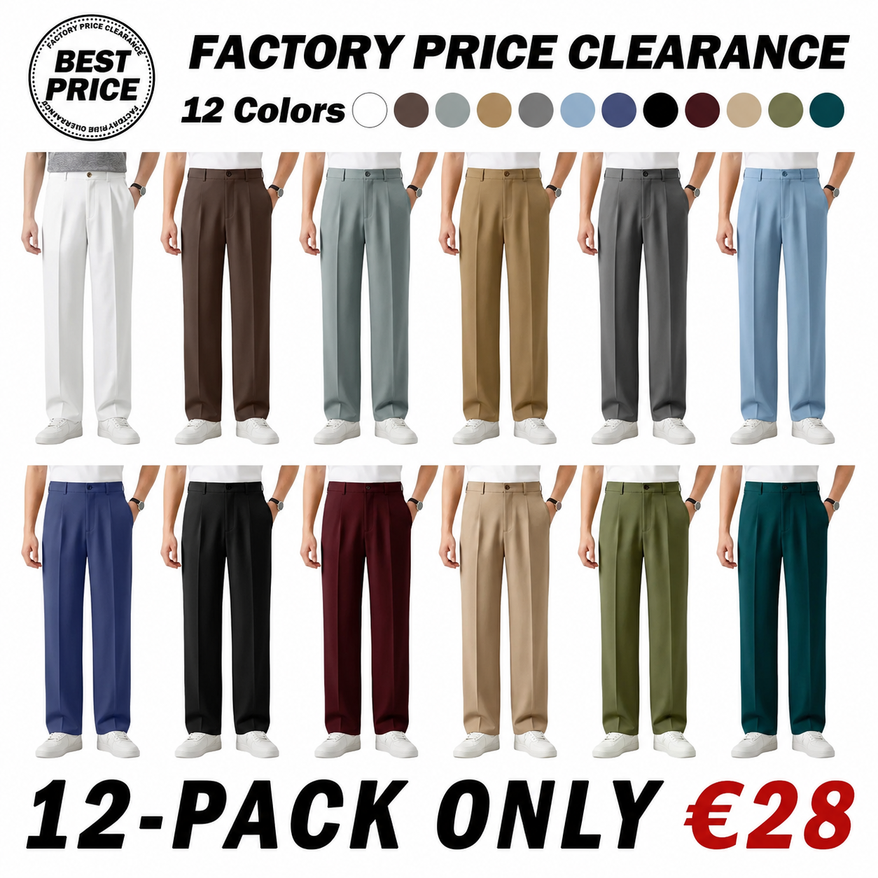 LAST DAY 70% OFF - Super Stretch Ice Silk Comfort Everyday Pants