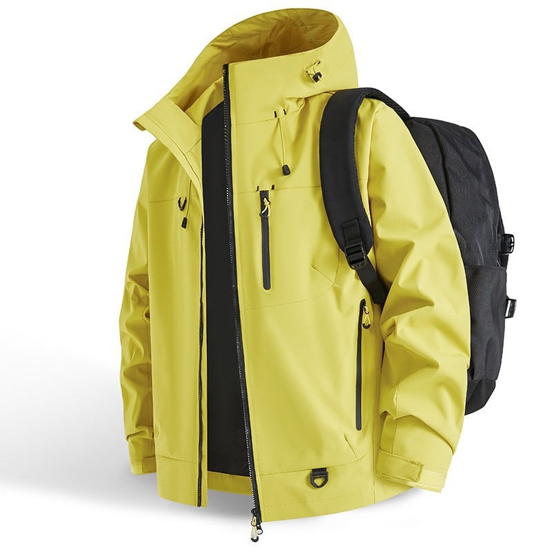 Unisex All-Weather Shield Hoodie – Waterproof couple's hiking and outdoor outerwear.
