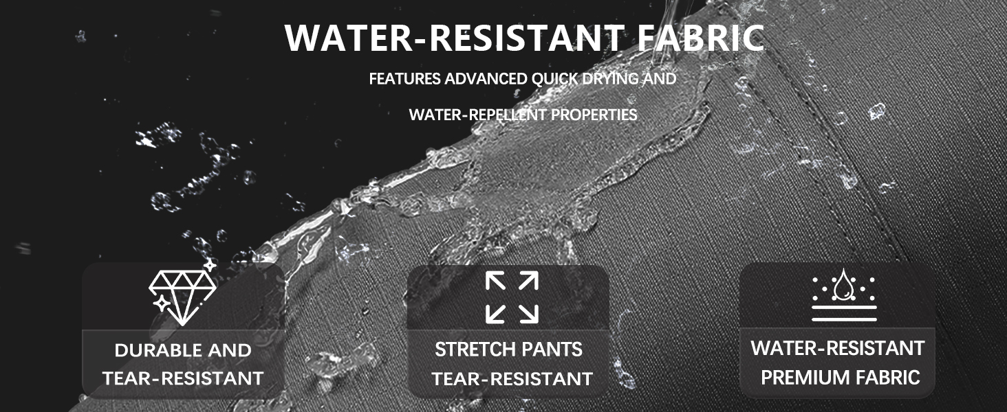 mens water resistant pants