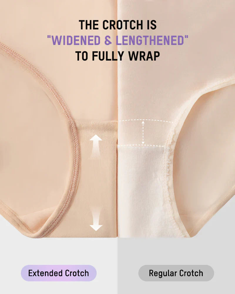 🌸Last Day-Buy 1 Get 4 Packs✨Plus-Size High-Waist Cross Tummy Control Panties