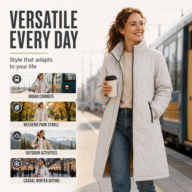 Hot Sale 70% OFF💖Unisex Mid-Length Padded Winter Coat