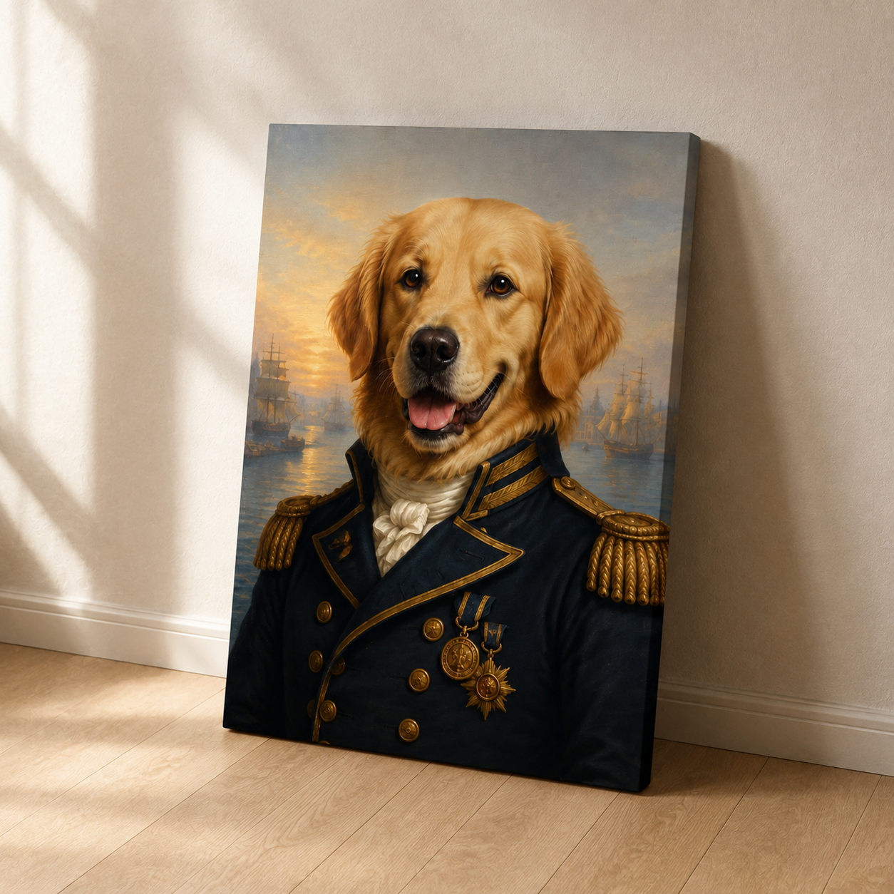 The High Admiral – Personalized Pet Memorial Artwork