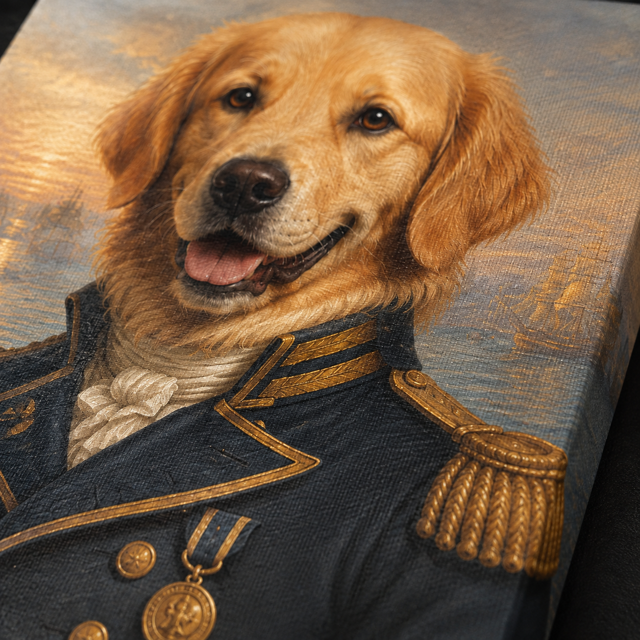 The High Admiral – Personalized Pet Memorial Artwork