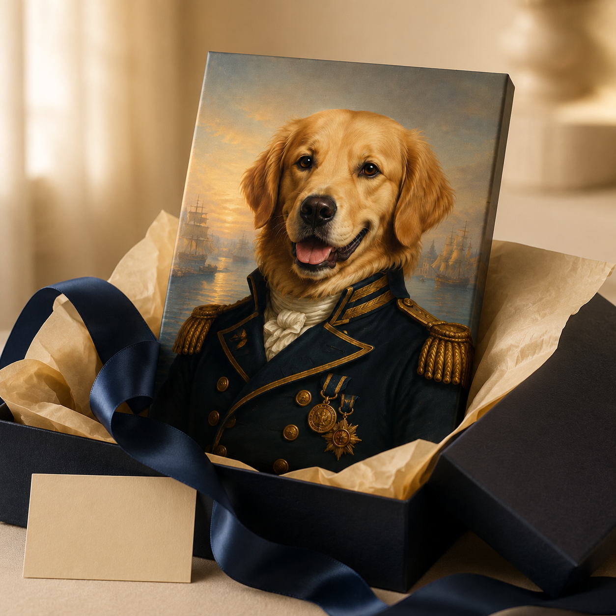 The High Admiral – Personalized Pet Memorial Artwork