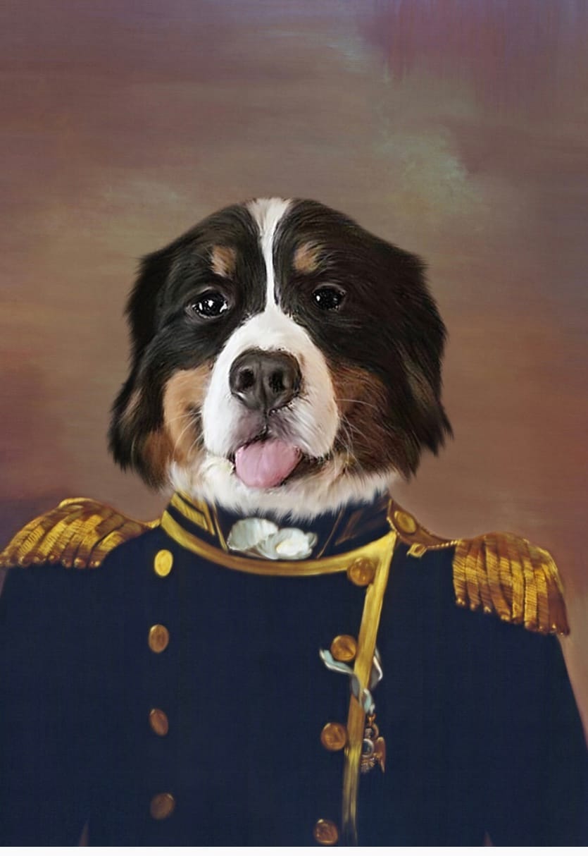 The Admiral-Custom Pet Canvas