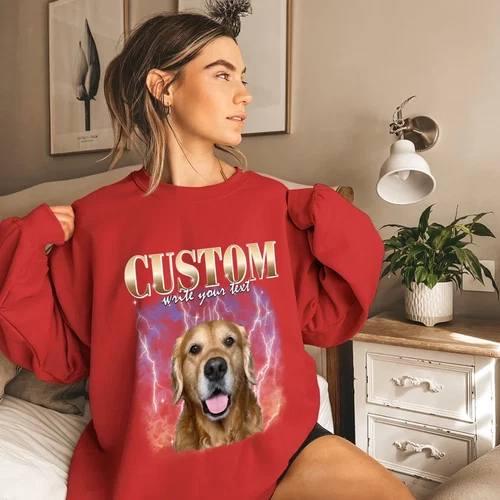 Custom Vintage Style Pet Sweatshirt