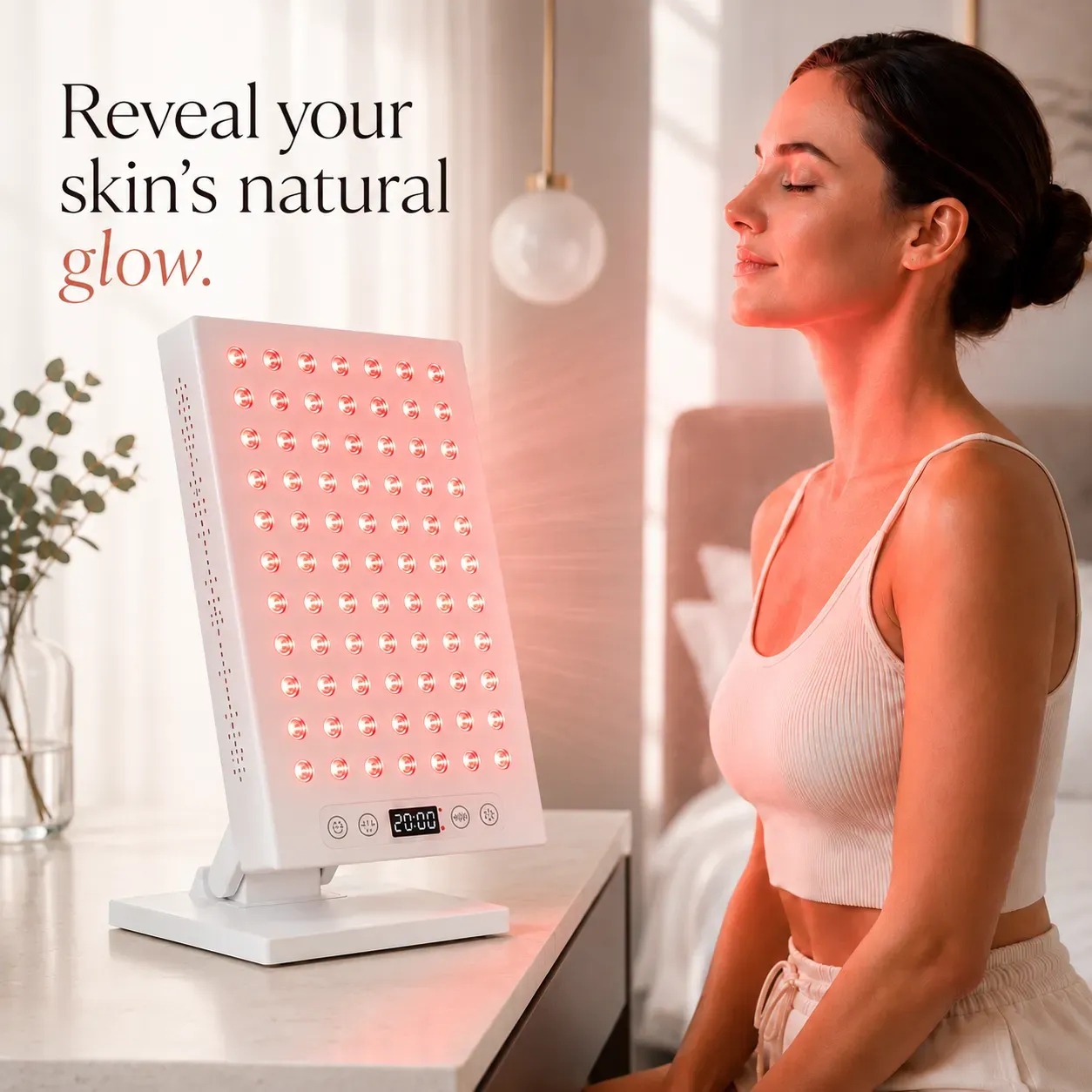 KEEPVA LumaPro 400 LED Red Light Therapy Panel