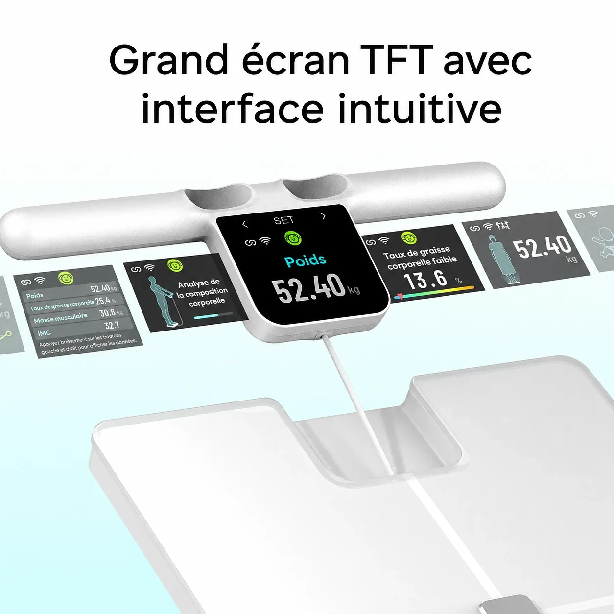 Keepva FitScan – Balance connectée à 8 électrodes