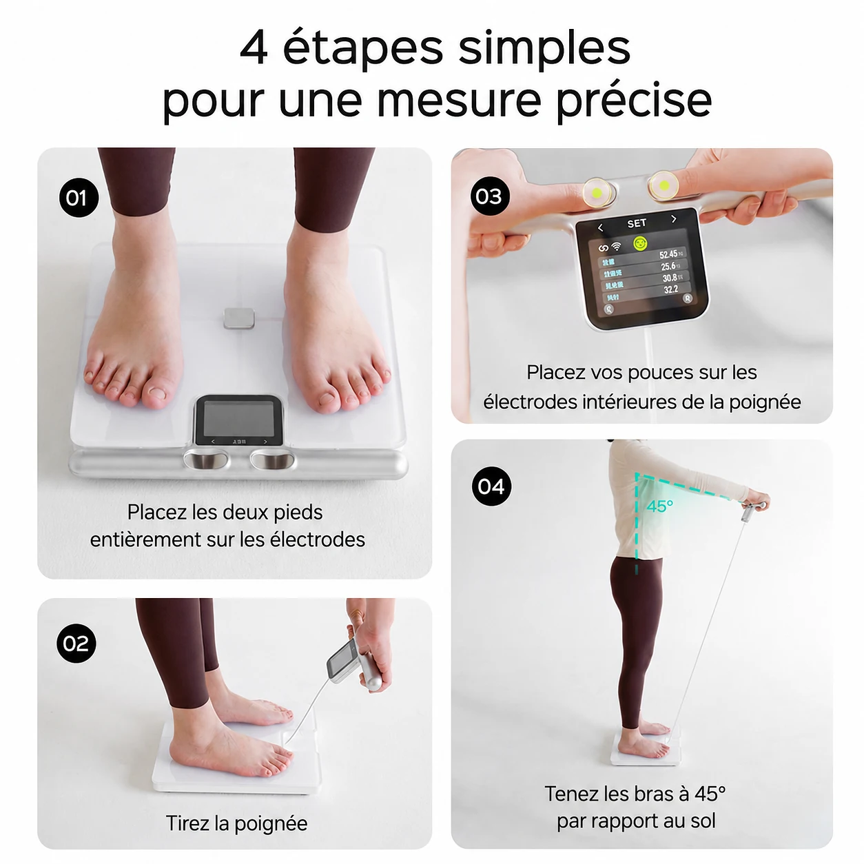 Keepva FitScan – Balance connectée à 8 électrodes
