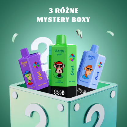 🎁 Zestaw 3‑sztukowy BANG LEADER 300000 Puffs Disposable Vape – Obniżka ceny na tajemniczy zestaw!
