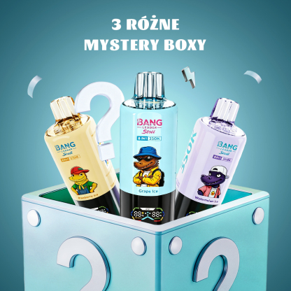 🎁 Zestaw 3‑sztukowy BANG LEADER 350000 Puffs Disposable Vape – Obniżka ceny na tajemniczy zestaw!