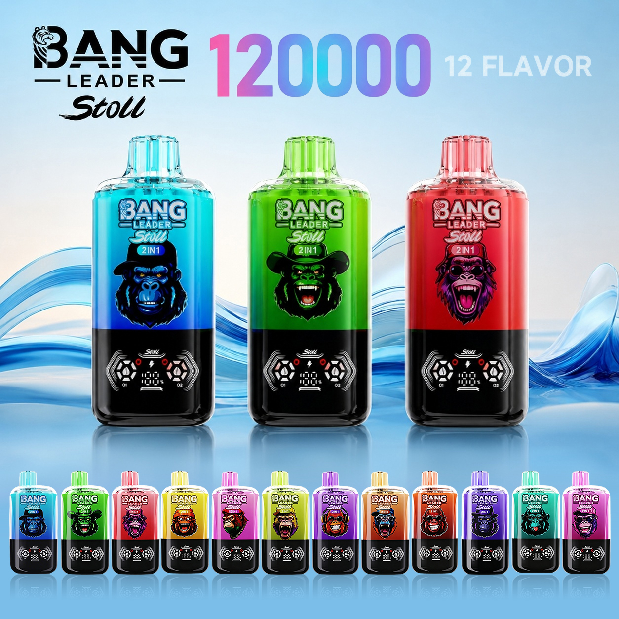 BANG LEADER 120000 Puffs 2 in1 Flavor Disposable Vape