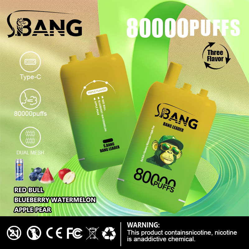 BANG LEGEND 80000 Puffs 3 in1 Flavor Disposable Vape