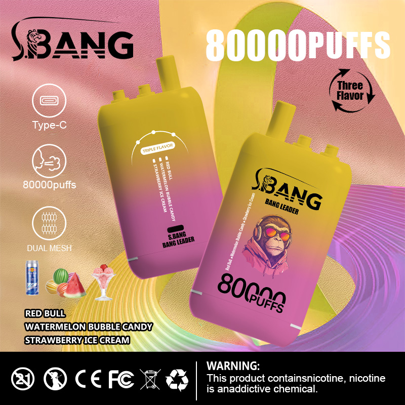 BANG LEGEND 80000 Puffs 3 in1 Flavor Disposable Vape