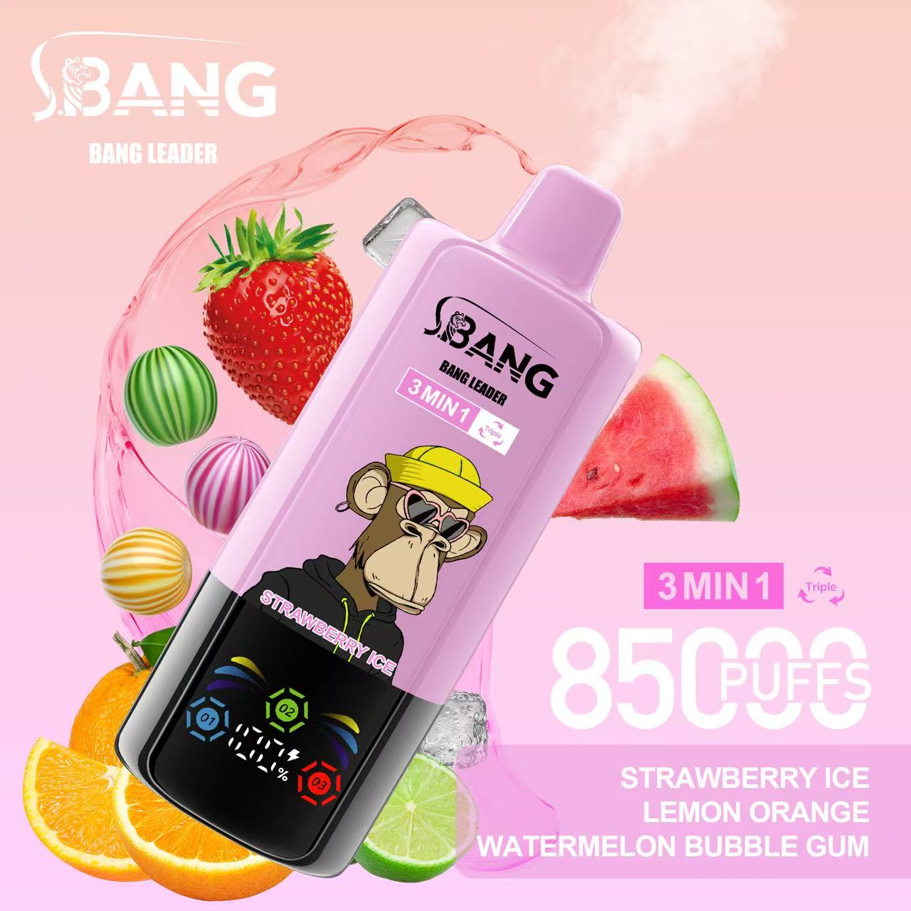 BANG LEGEND 85000 Puffs 3 in1 Flavor Disposable Vape