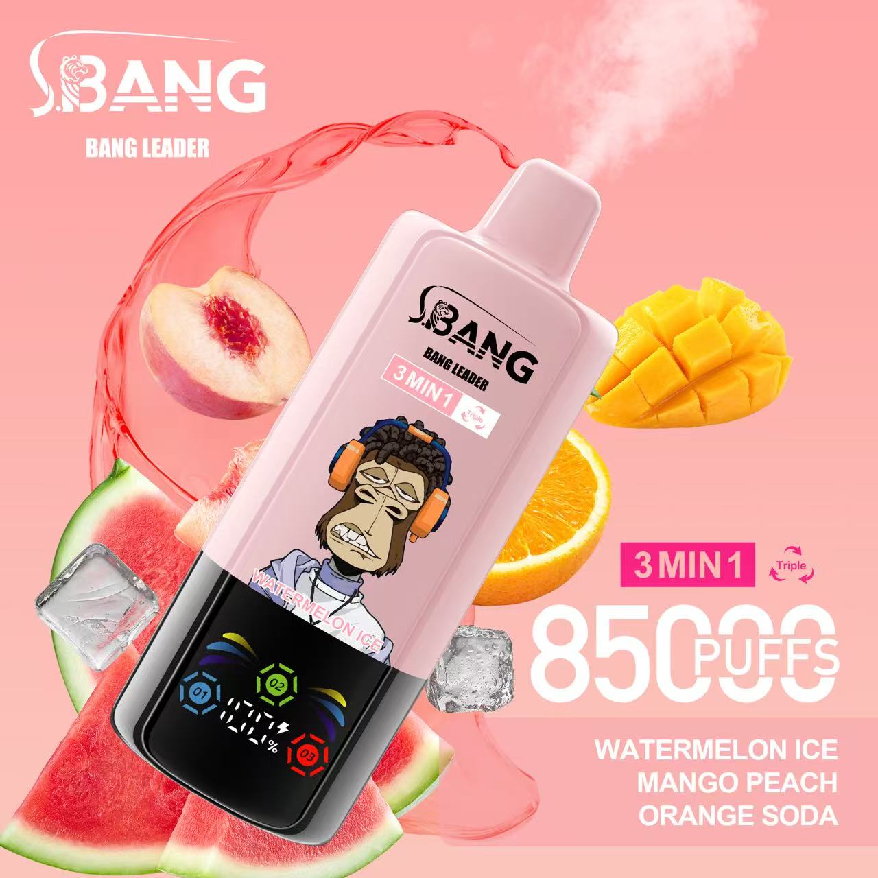 BANG LEGEND 85000 Puffs 3 in1 Flavor Disposable Vape