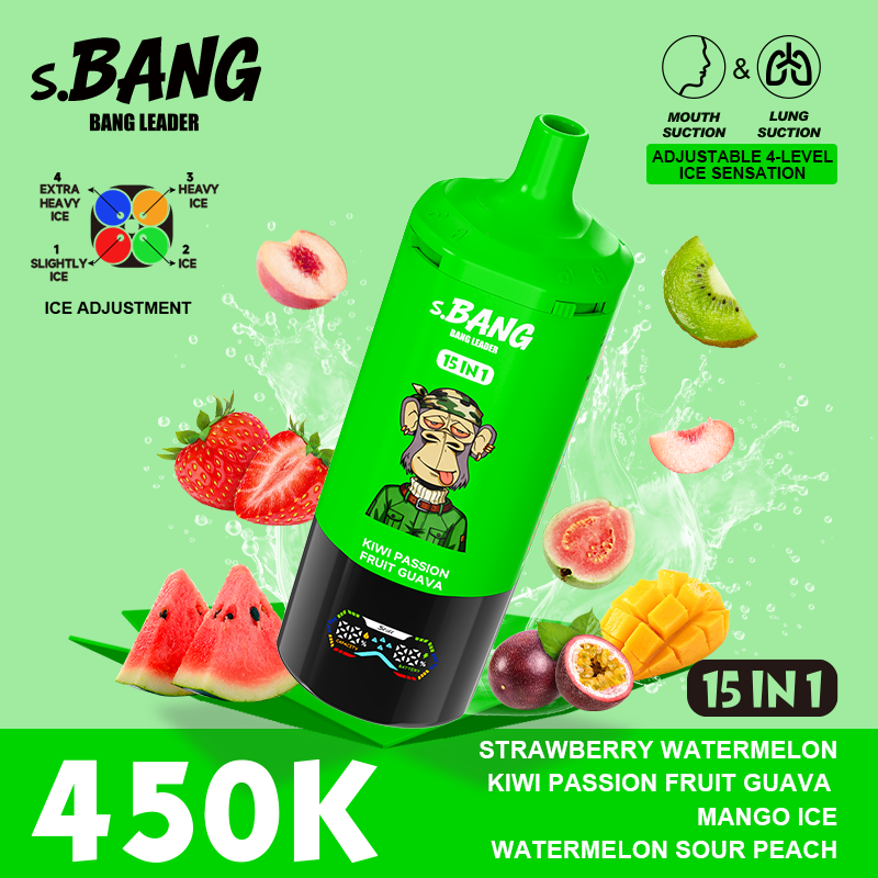 BANG LEGEND 450000 Puffs 15 in1 Flavor Disposable Vape