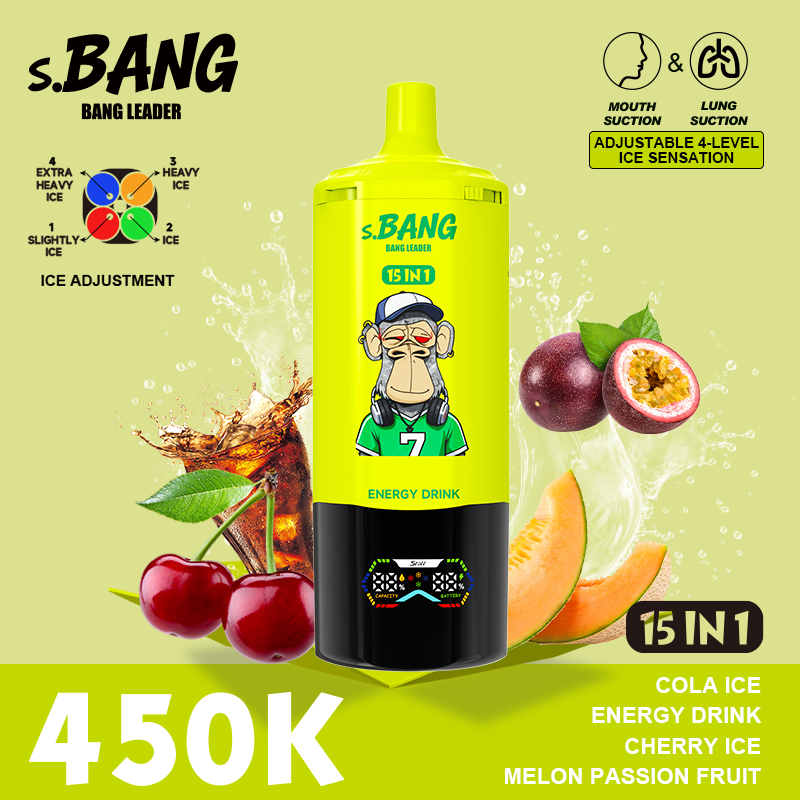 BANG LEGEND 450000 Puffs 15 in1 Flavor Disposable Vape