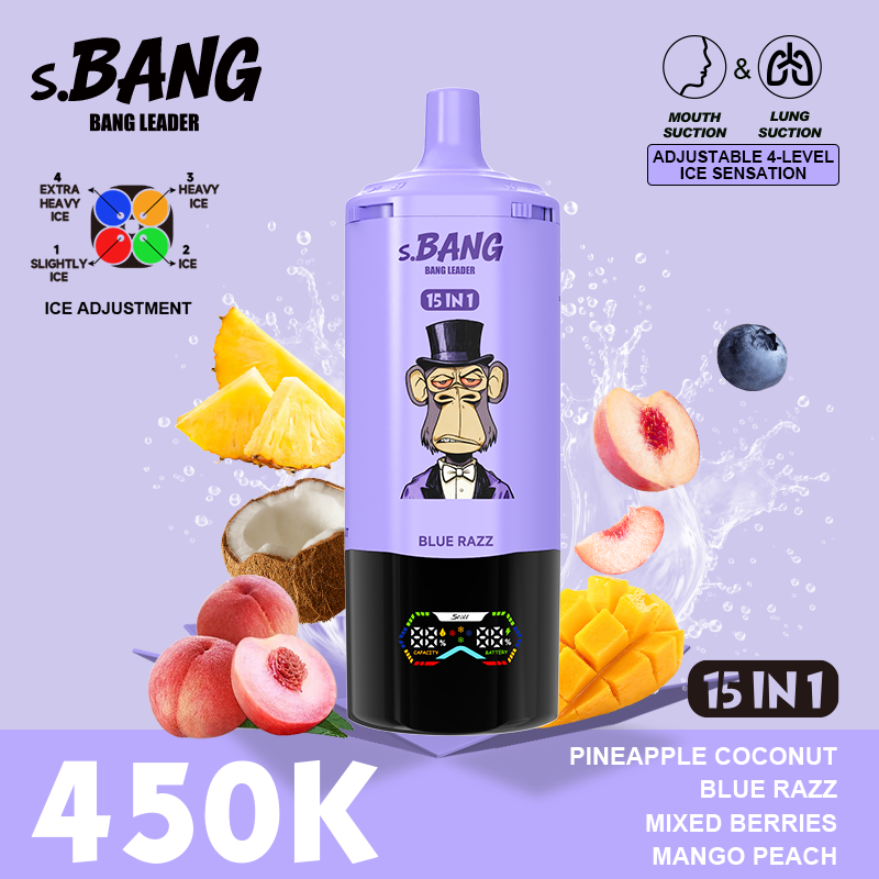 BANG LEGEND 450000 Puffs 15 in1 Flavor Disposable Vape