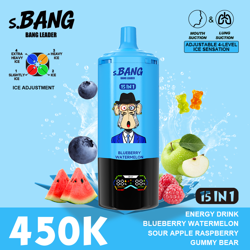 BANG LEGEND 450000 Puffs 15 in1 Flavor Disposable Vape