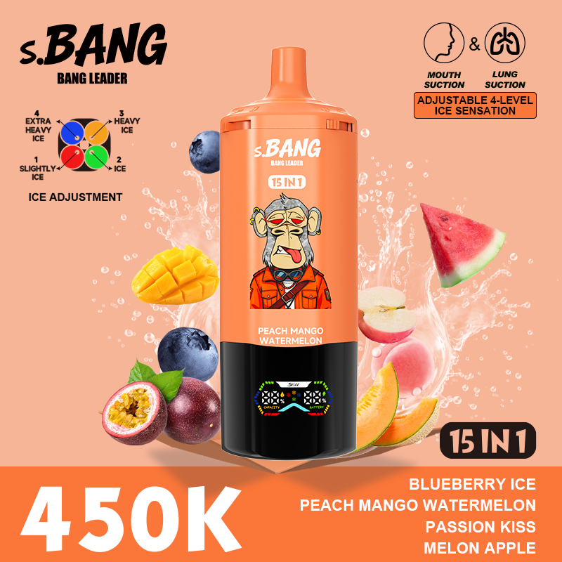 BANG LEGEND 450000 Puffs 15 in1 Flavor Disposable Vape