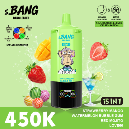 BANG LEGEND 450000 Puffs 15 in1 Flavor Disposable Vape