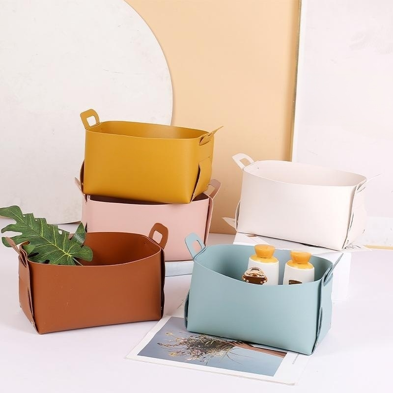 Coffret de rangement en cuir haut de gamme