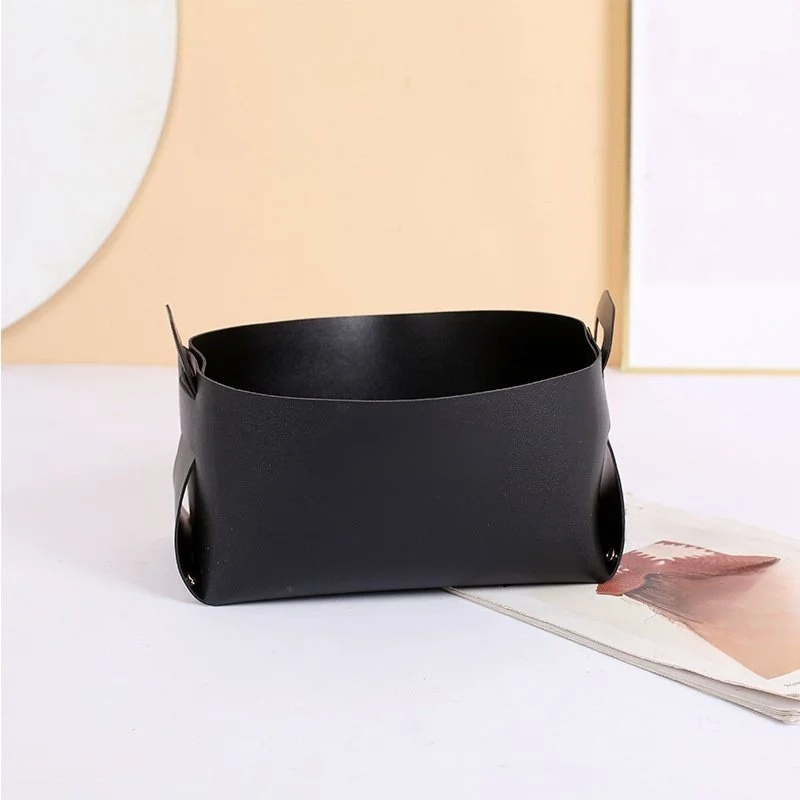 Coffret de rangement en cuir haut de gamme
